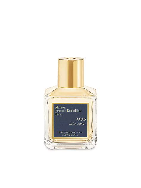 Maison Francis Kurkdjian Oud Satin Scented Body Oil .